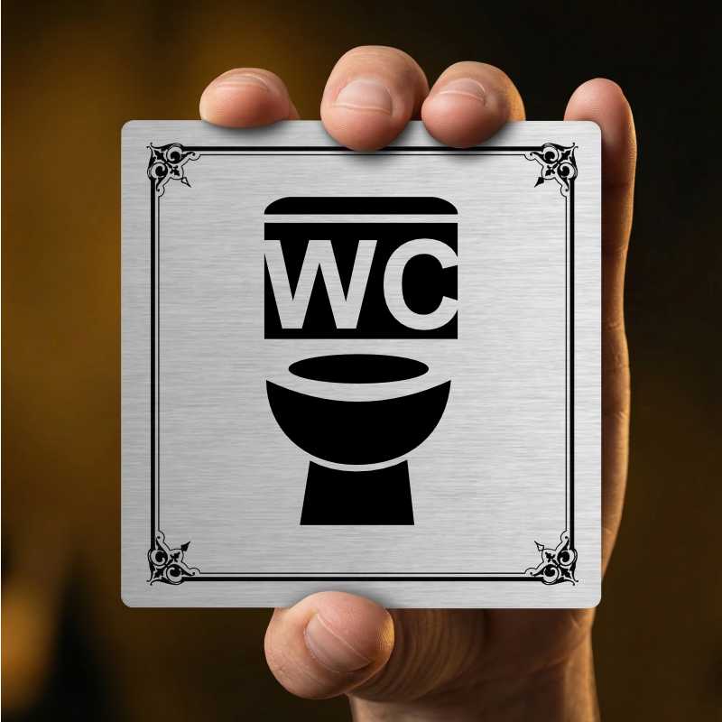 WC, 100x100mm, zlatá, Utah